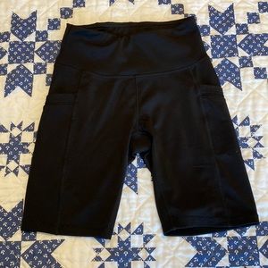 Ebb and Flow black bike shorts
